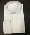 White Tuxedo Shirts Mandarin Wing tip collar man Shirts Wedding drss shirts 5