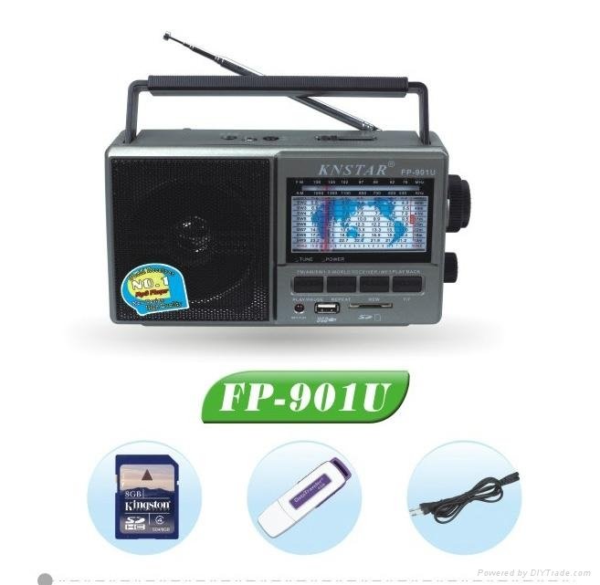 FP-901U FM AM SW multiband USB radio 2
