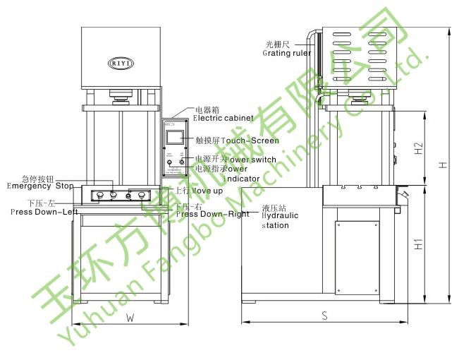 FBY-FCC Series of CNC Four-column Hydraulic Press 3