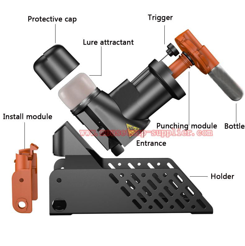 A24 Multi-catch Mouse Trap Smart Auto Reset Rat Rodent Killer with Stand 2