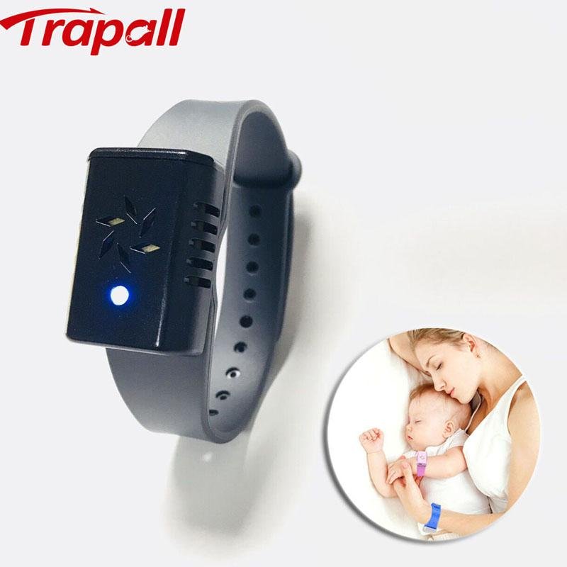 New Rechargeable Smart Ultrasonic Electronic Tablet Insects Repeller Bracelet