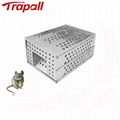 Humane Foldable Metal Mesh Rat Bait Station Live Catch Mouse Cage Trap 