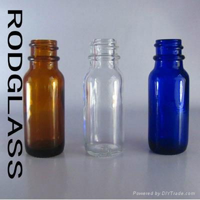 15ml boston round glass bottles