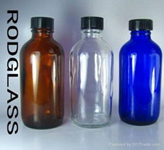 120ml boston round glass bottles