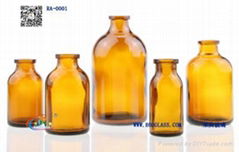 Amber glass vials