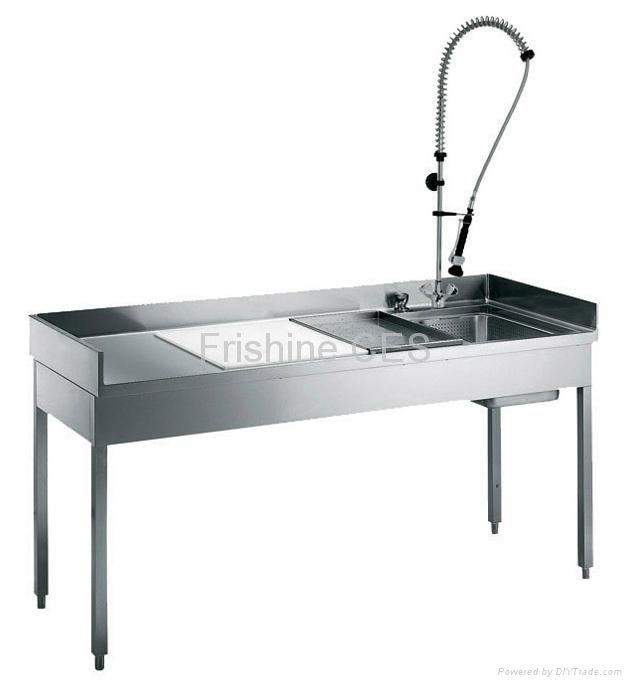 Stainless Steel Fish Preparation Sink Table Fpst 18