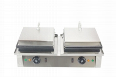 Electric Square Waffle Baker (2-Plates)