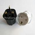 Schuko to UK Mains Adaptor 1