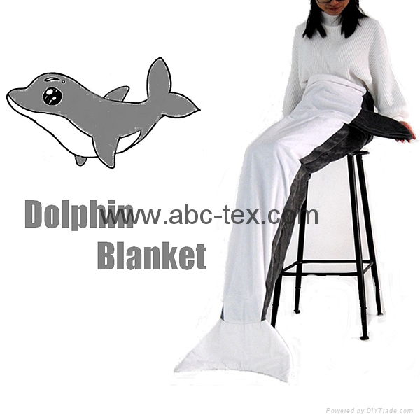 China Wholesale Customized Soft Animal Tail Blanket 2