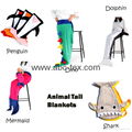 China Wholesale Customized Soft Animal Tail Blanket 1