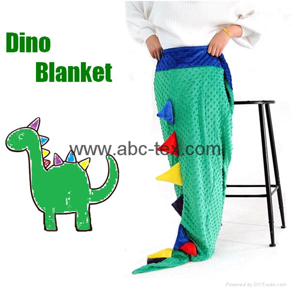 China Wholesale Customized Soft Animal Tail Blanket 4