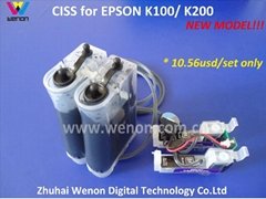 Continuous Ink supply System for Epson K100,K200 (T1371) with Chip