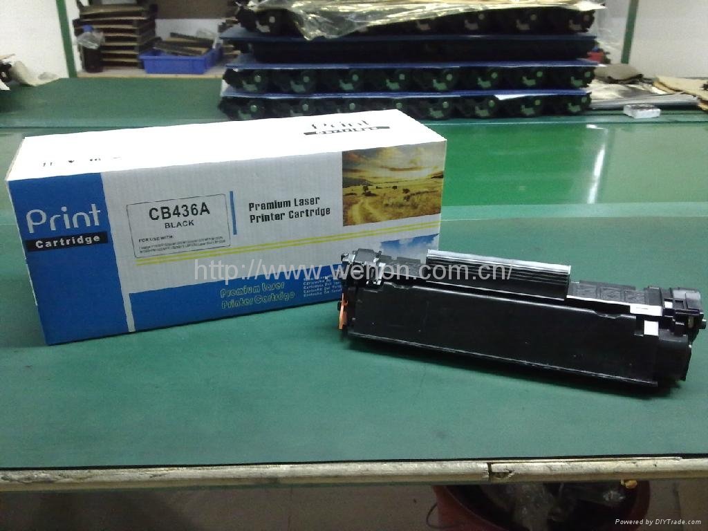 CompatibleToner cartridge for HP COLOR CB540/541/542/543 Laser toner  3