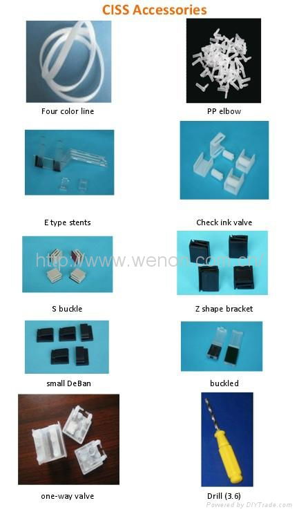 CISS and ink cartridge accessories for hp , epson, canon,brother,etc  3