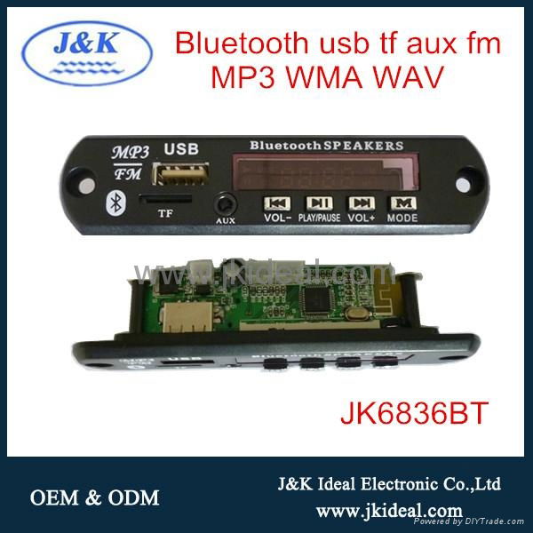 JK6836BT Bluetooth usb tf fm mp3 module 3