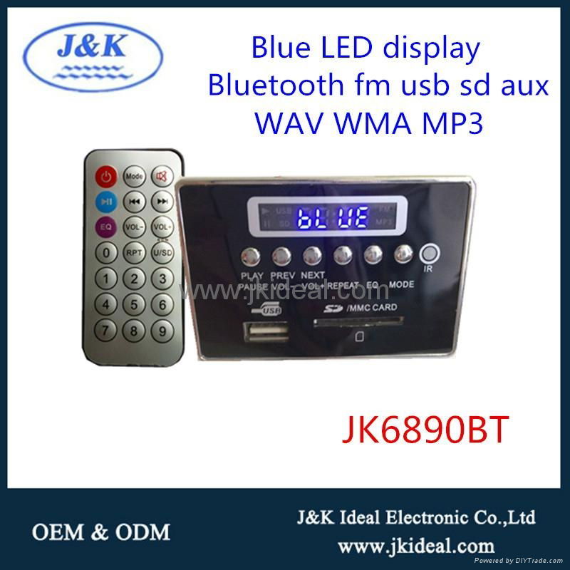 JK6836BT Bluetooth usb tf fm mp3 module 4