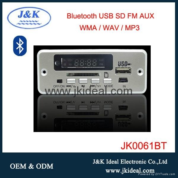JK-22A61 USB TF Record FM MP3 kit with amplifier 15W 5