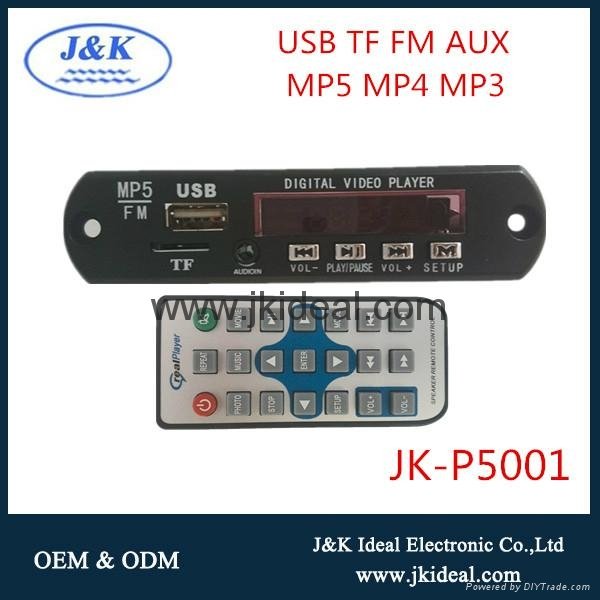 JK2903 USB host MMC SD MP3 panel with Radio  5