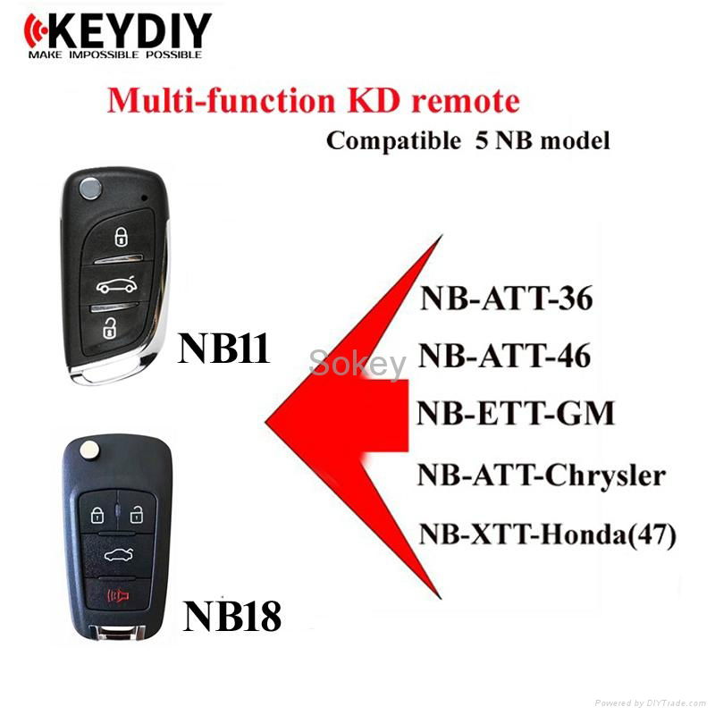KEY DIY KD NB11 Multi-function remote for KD900 machine 2