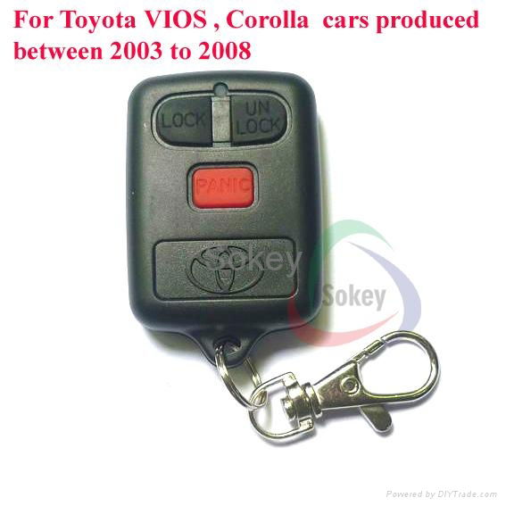 High quality Toyota corolla VIOS  car key,315MHz