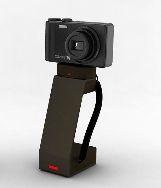 Security Display stand for Camera with alarm and charge function 2