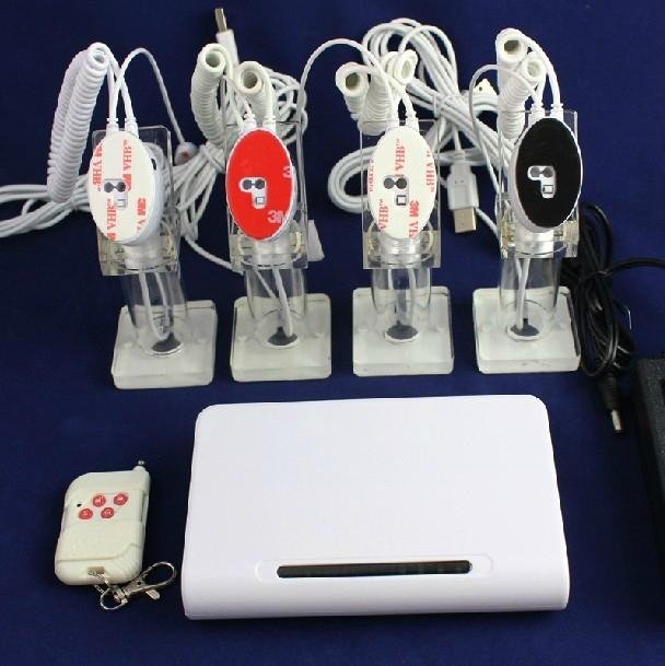 一拖10充电展示品防盗器|一拖10数码产品充电防盗报警器