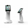 Cell phone  Security Display Stand with a Polishing Highlight Pearl White 2