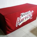 Promotional spandex table cover table cloth printed polyster nylon fabric 1