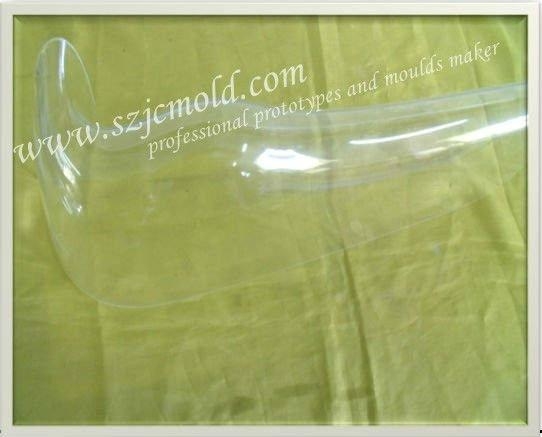 Transparent PMMA CNC rapid prototype 4