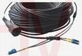 Bundle bunched ribbon outdoor waterproof optic fiber patchcord pigtail connector