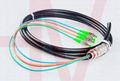 Bundle bunched ribbon outdoor waterproof optic fiber patchcord pigtail connector