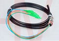 Bundle bunched ribbon outdoor waterproof optic fiber patchcord pigtail connector