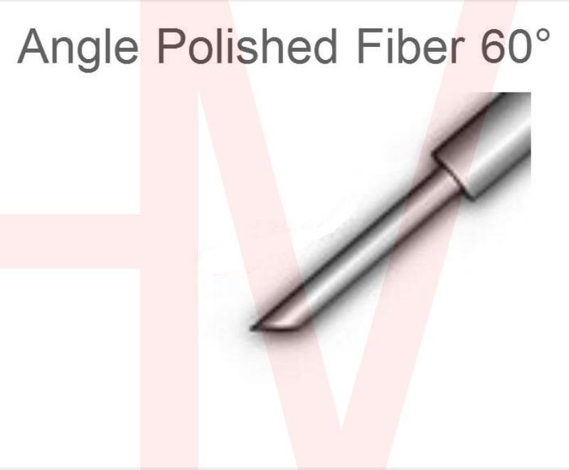 Angled-polished endface optic fiber angle polish facet processing 7
