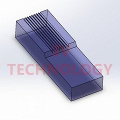 Custom Optical Fiber Holder Fiber Array V-groove Chip