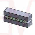 2D fiber array