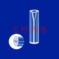 Dual-core spacing glass ferrule