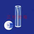 Off-centre fiber glass ferrule