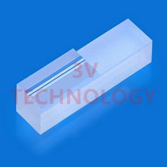 2channels Fiber v-groove chip