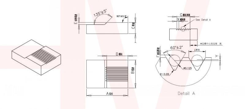 Fiber V-groove 2