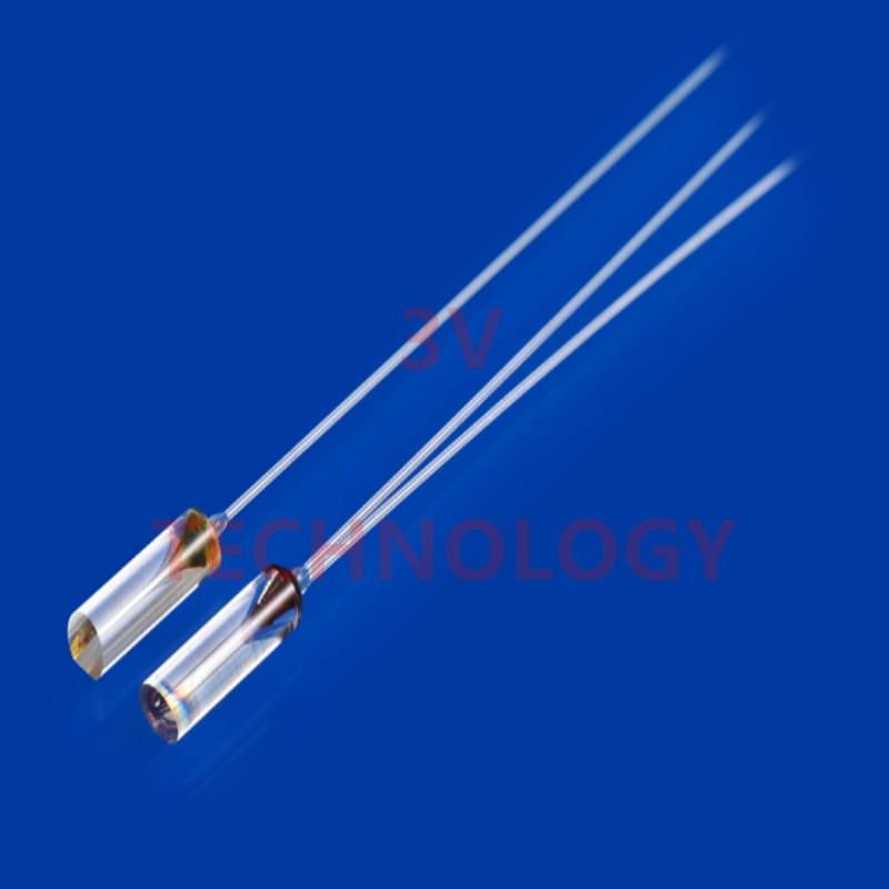 Custom dual-core glass ferrule fiber pigtail