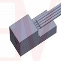 Custom SM SMF fiber array 2