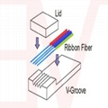 Custom SM SMF fiber array
