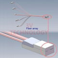 Custom SM SMF fiber array