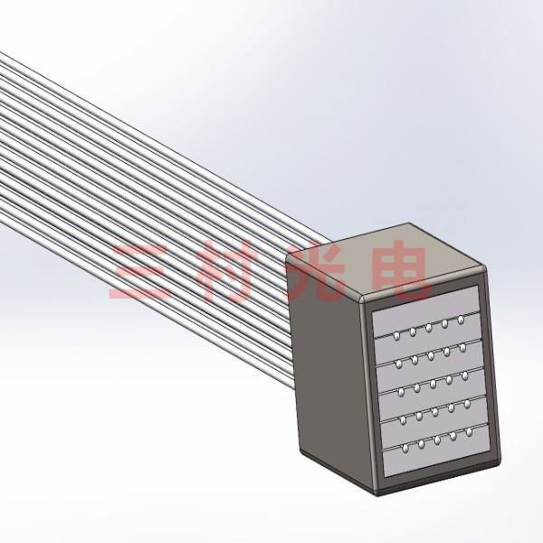 2D fiber array