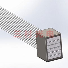 2D fiber array