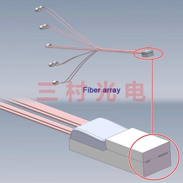 定製光纖陣列組件（單模光纖+多模光纖））