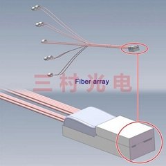 SM+MM mixed fiber array assembly