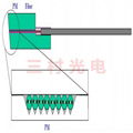 45 degree fiber array