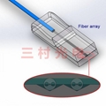 45 degree fiber array 14