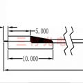 Lensed fiber array